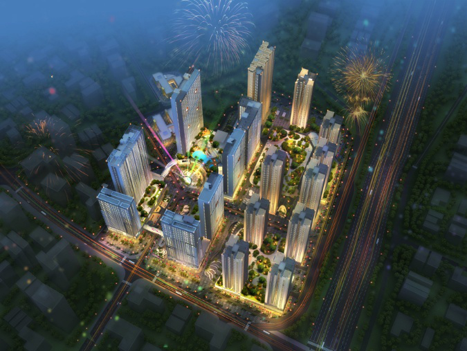 匯邦名都花園灣區軸心雙核輻射，82萬㎡綜合體大盤